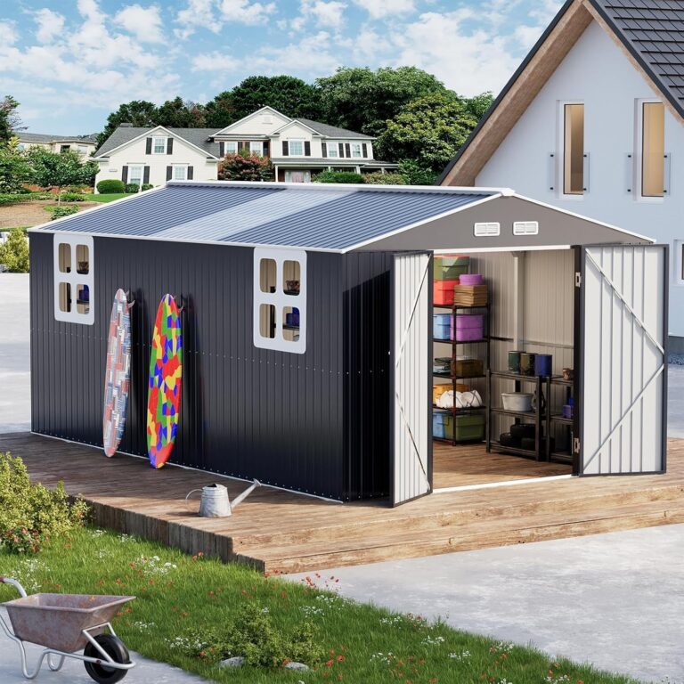 Image 1 of 10x16 metal shed review