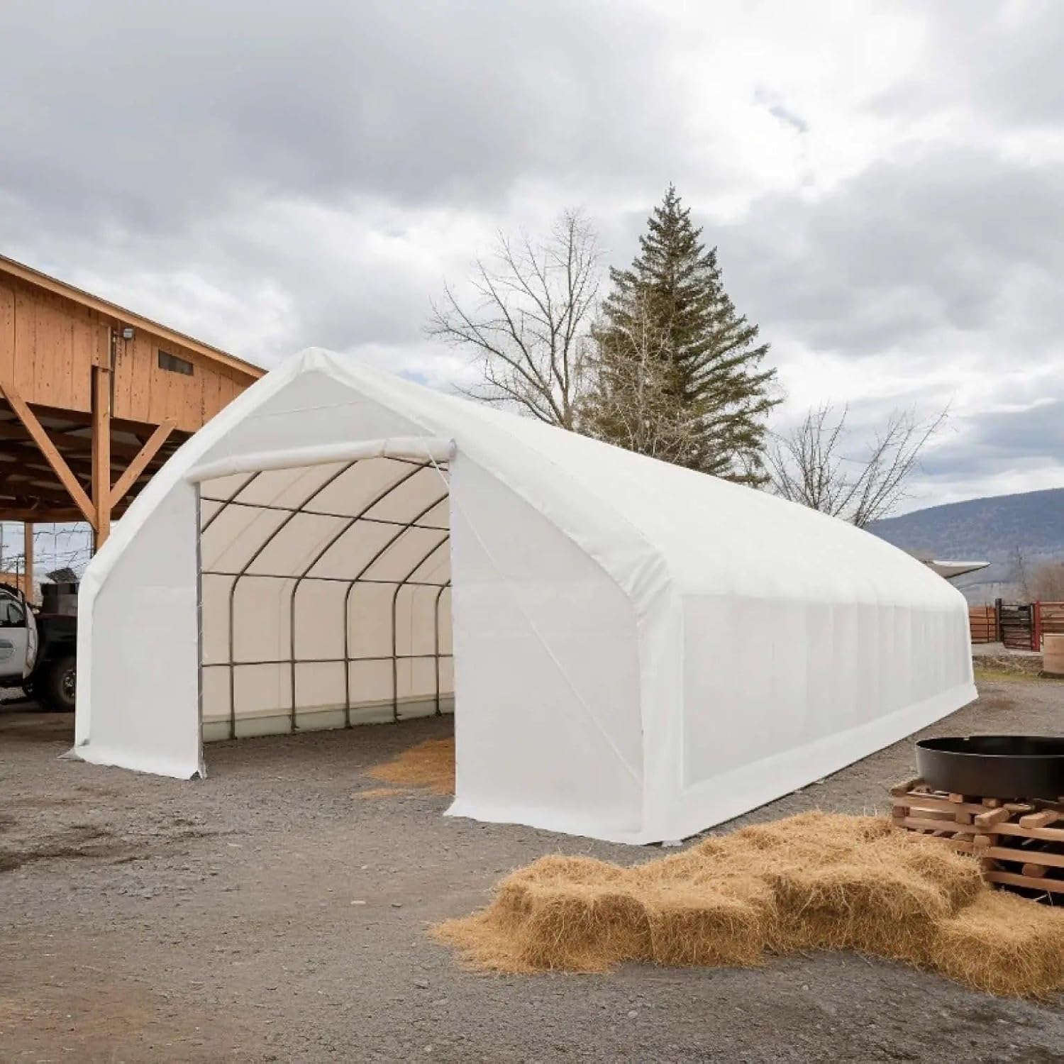 Step-by-step guide for 30x70ft industrial storage shelter review - complete tutorial