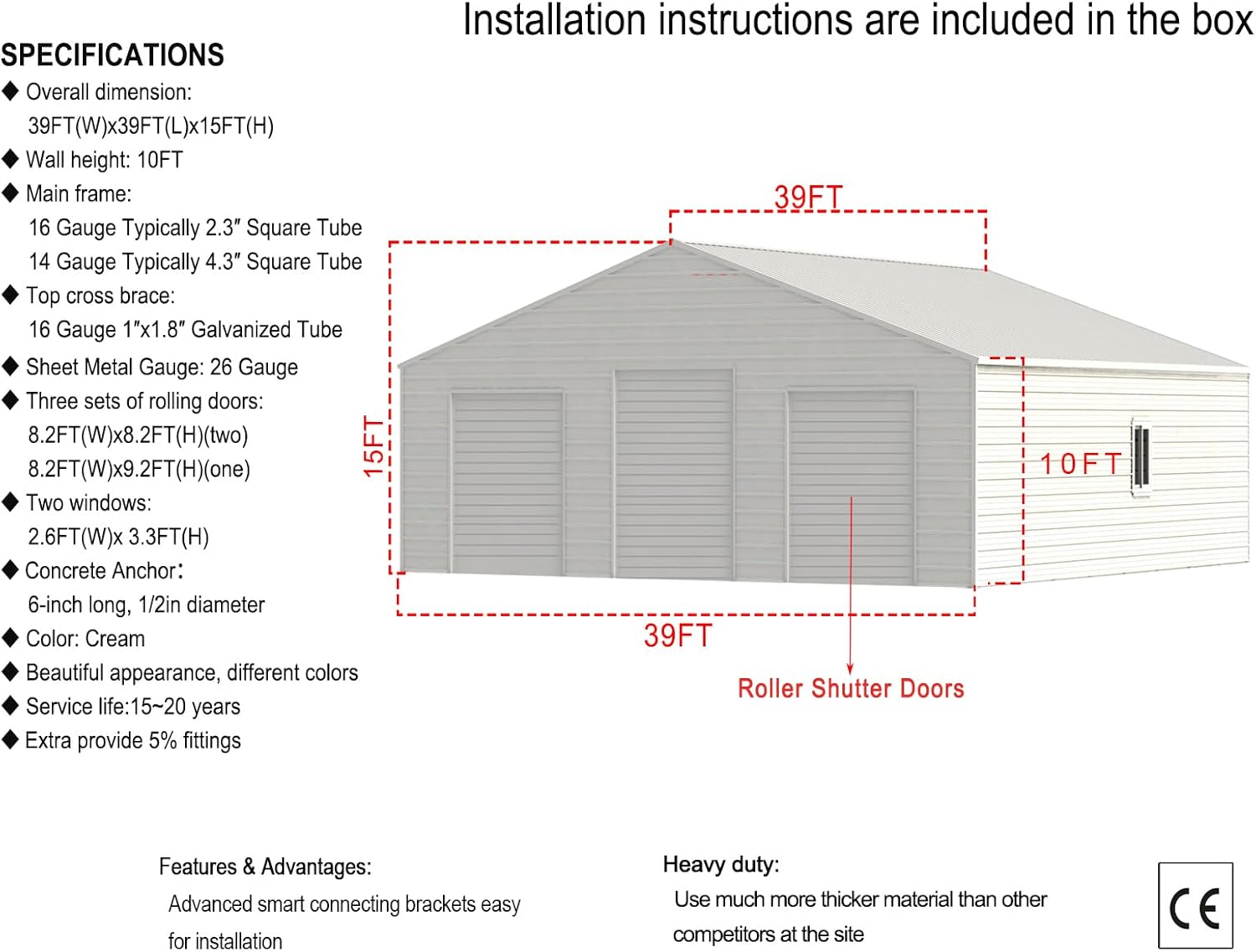 Reviews - 39x39 Metal Carport Review: Honest Pros & Cons After Testing 39x39 metal carport review unboxing and complete package contents