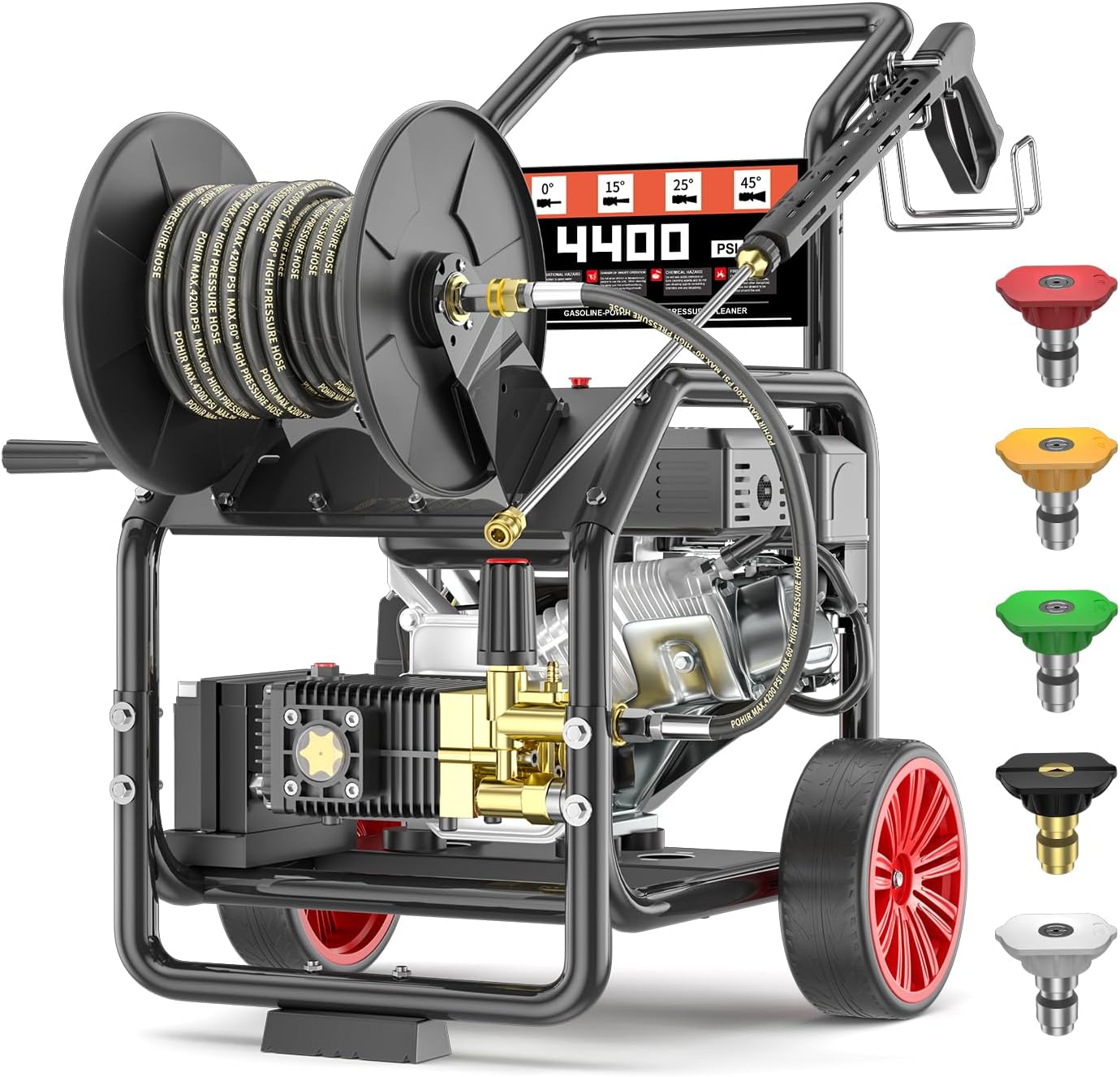 4400PSI Gas Pressure Washer review - detailed features and technical specifications