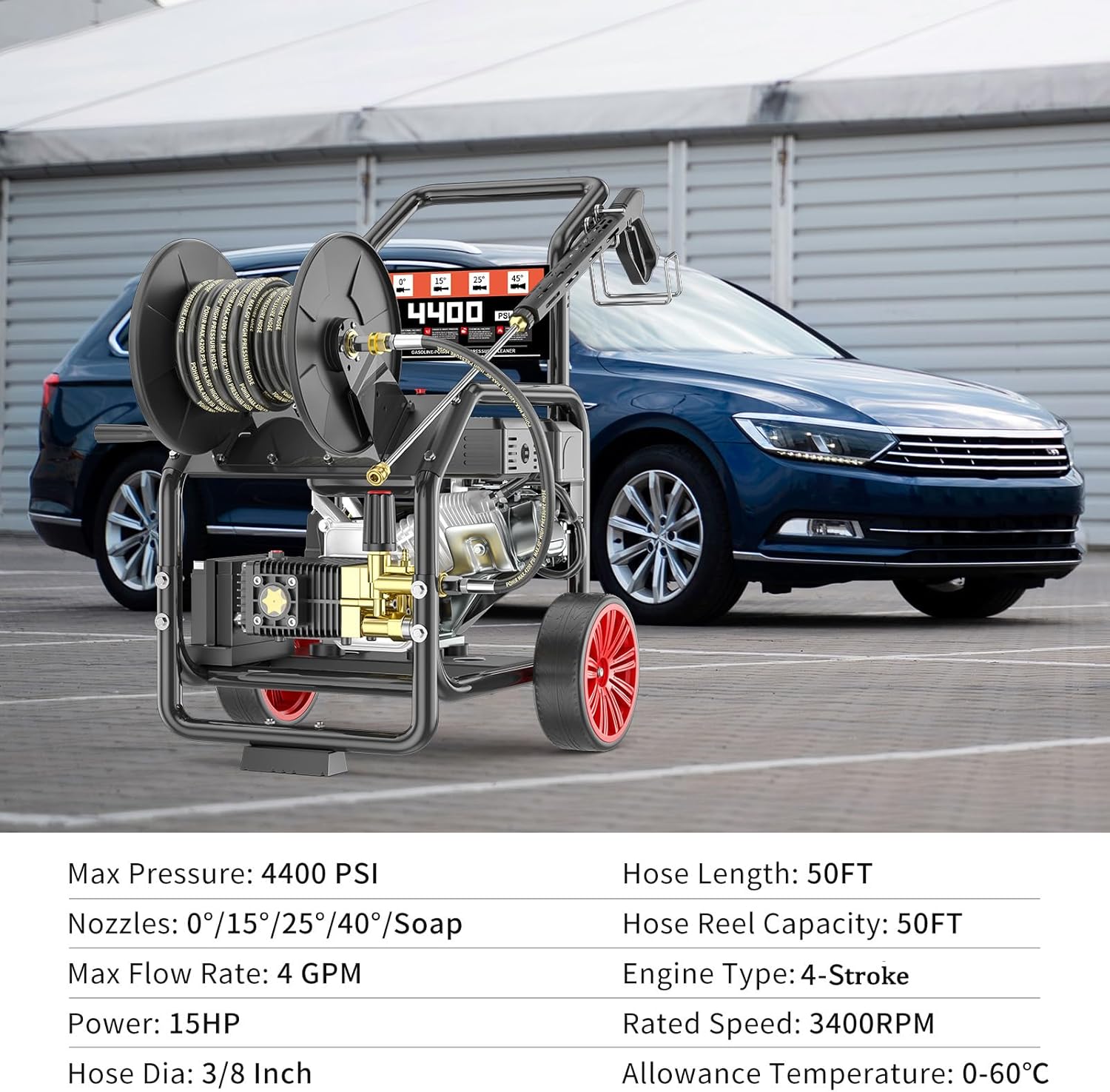 Step-by-step guide for 4400PSI Gas Pressure Washer review - complete tutorial