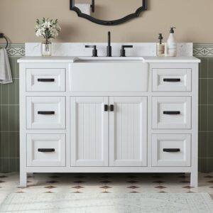 Image 1 of 48 Inch Bathroom Vanity Review