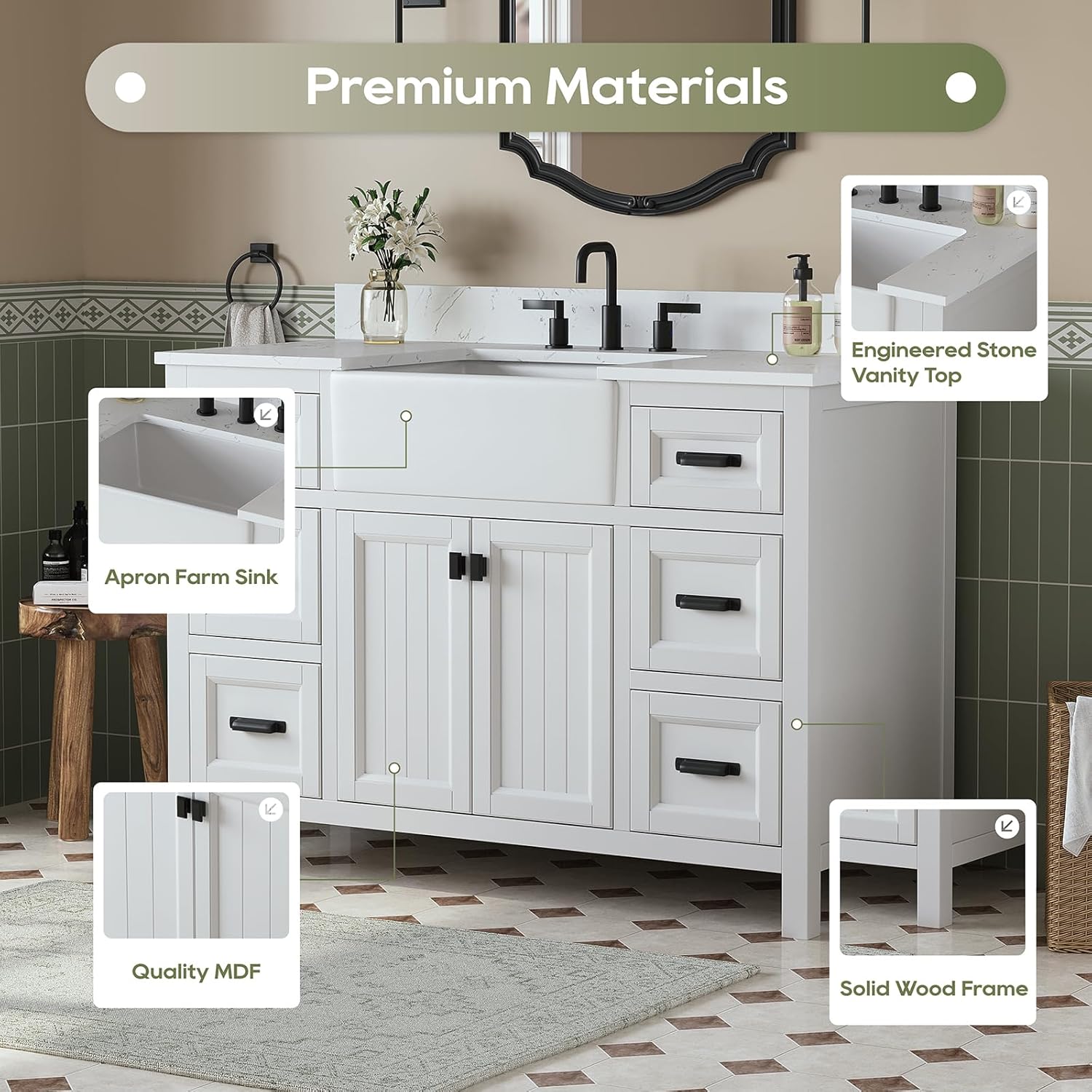 Reviews - 48 Inch Bathroom Vanity Review: Honest Pros & Cons 48 Inch Bathroom Vanity Review installation steps