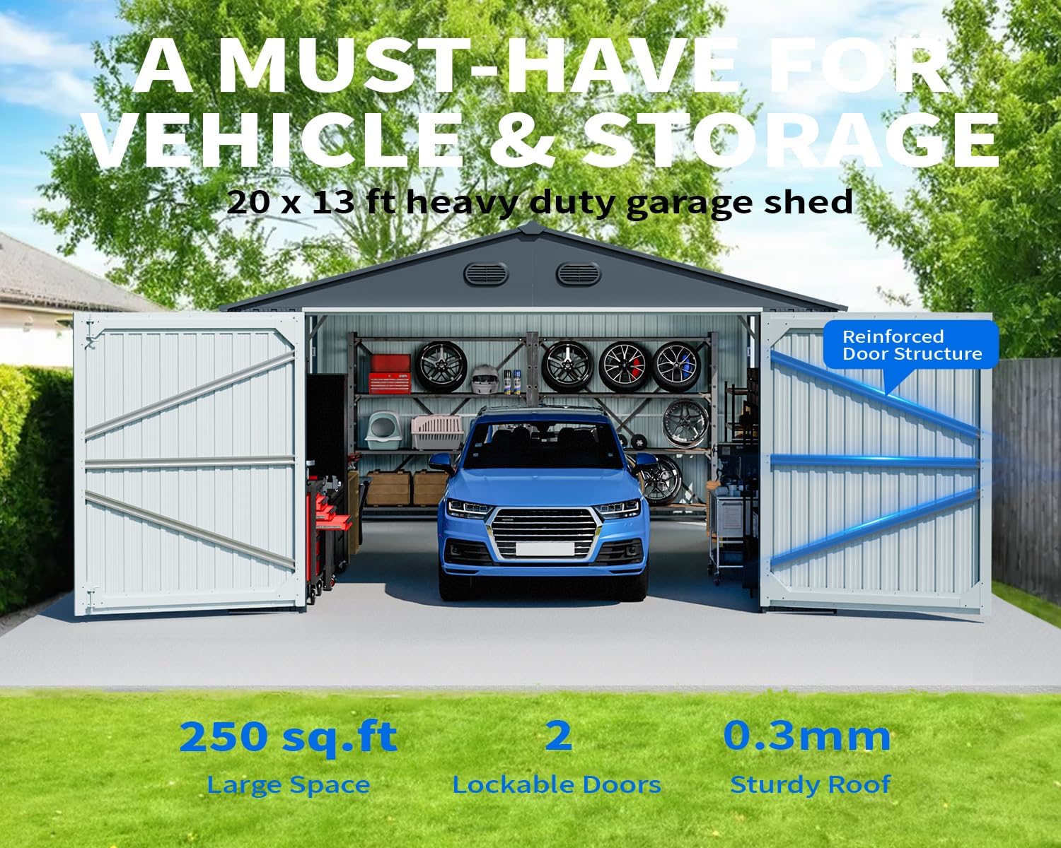 Step-by-step guide for ANTSKU 20x13 ft shed review - complete tutorial