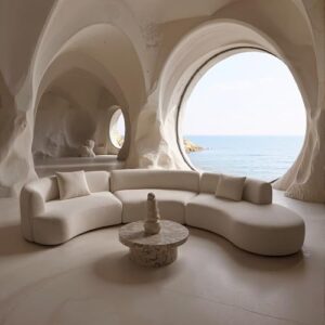 Image 1 of Acanva curved sectional review