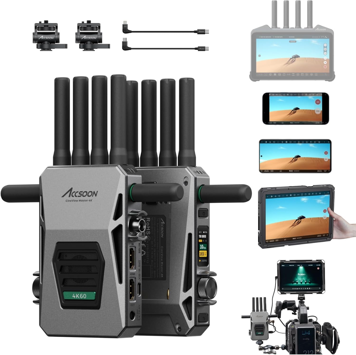 Accsoon CineView Master 4K review highlighting key features and ports