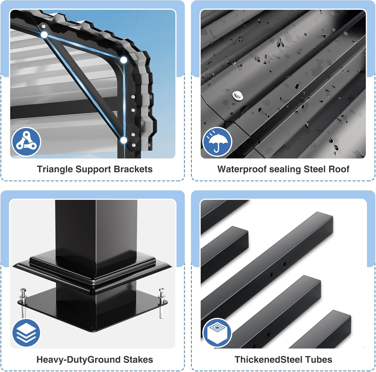 AirWire 20x40 metal carport review unboxing and complete package contents