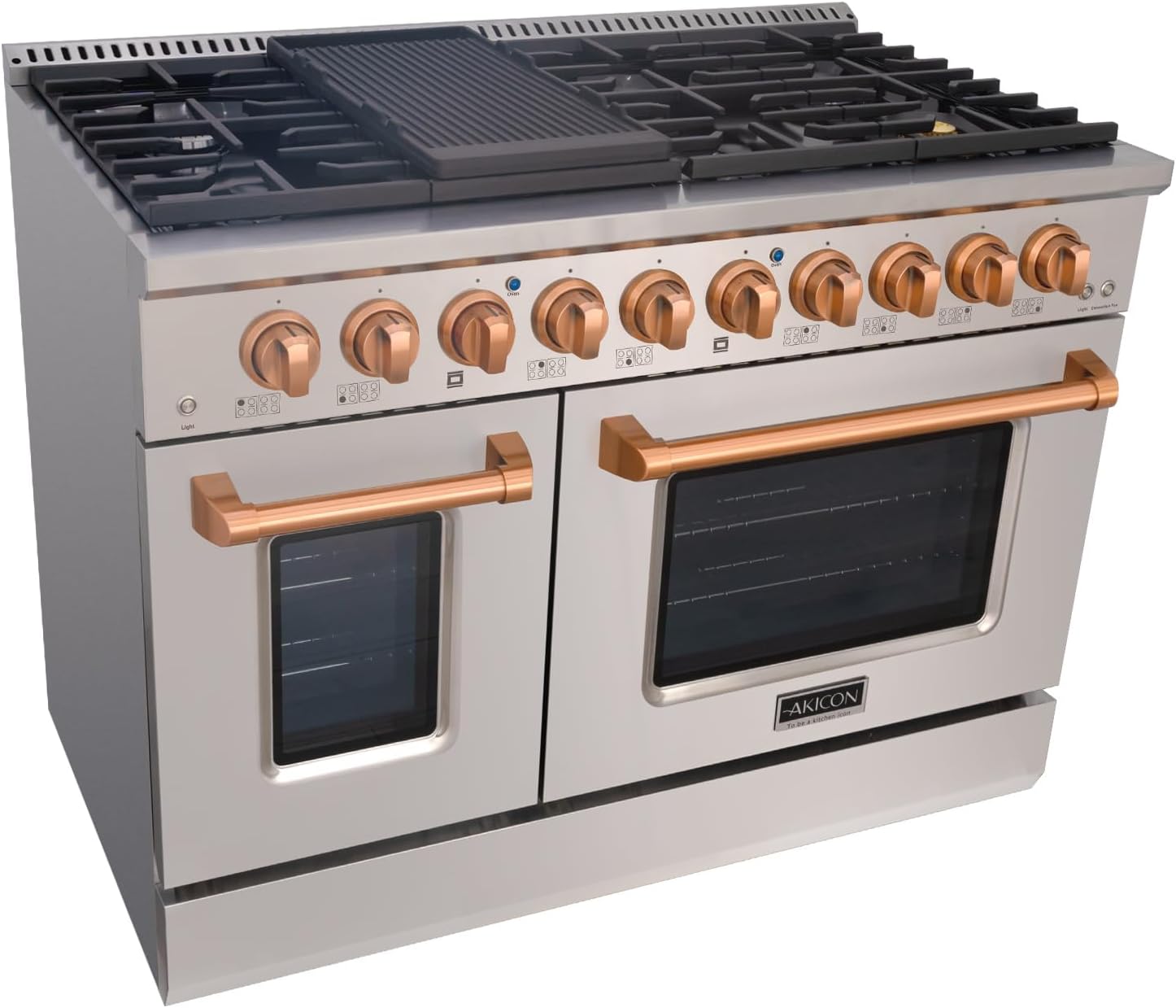 Akicon 48 inch gas range review - detailed features and technical specifications