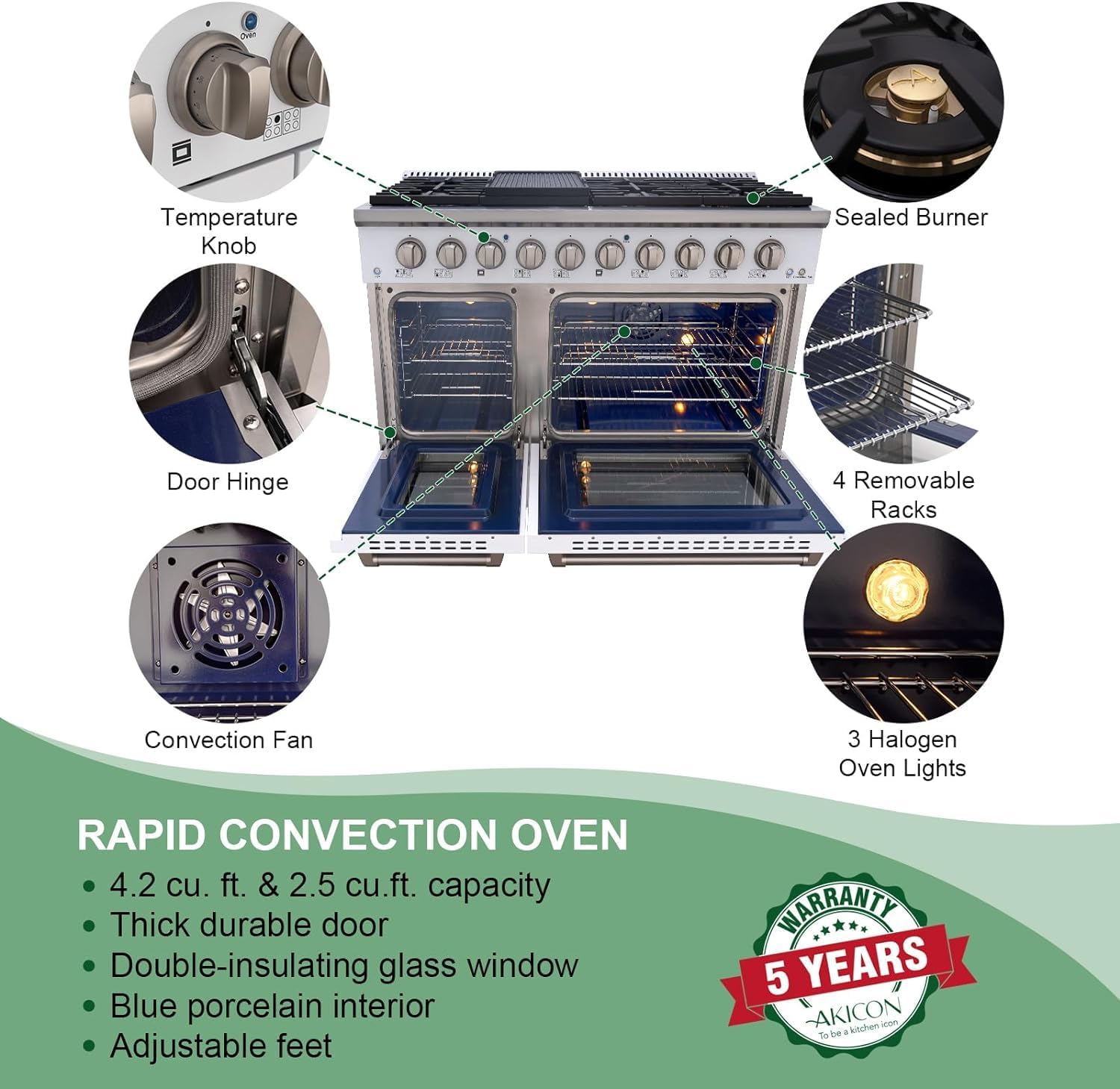 Step-by-step guide for Akicon 48 inch gas range review - complete tutorial