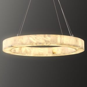 Image 1 of Alabaster Round Chandelier review