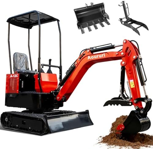 Reviews - Aoururl Mini Excavator Review: Honest Pros & Cons Tested Image 1 of Aoururl Mini Excavator review