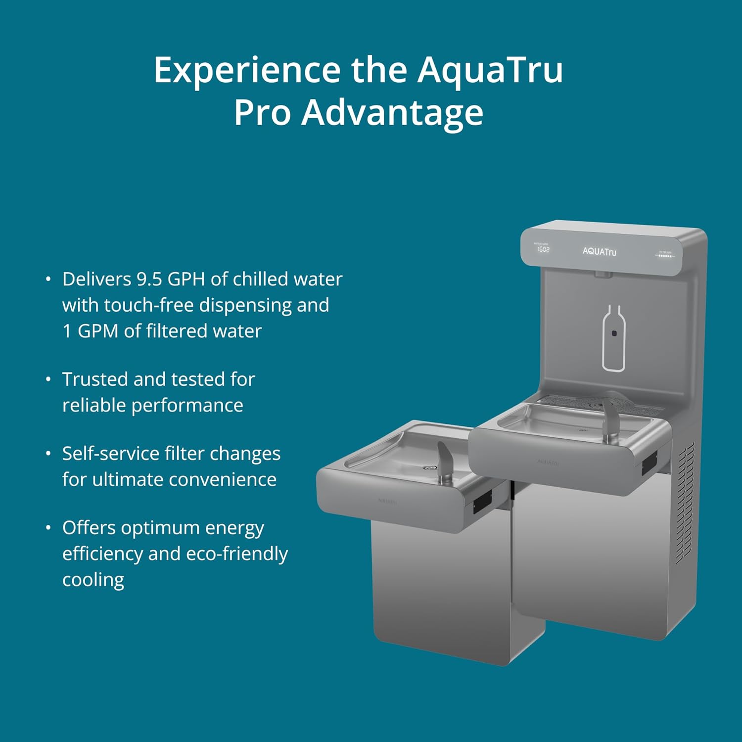 AquaTru Pro water fountain review unboxing and complete package contents