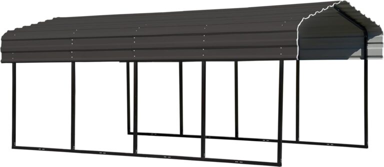 Reviews - Arrow CPHC102007 Carport Review: Our Honest Hands-On Experience Image 1 of Arrow CPHC102007 carport review