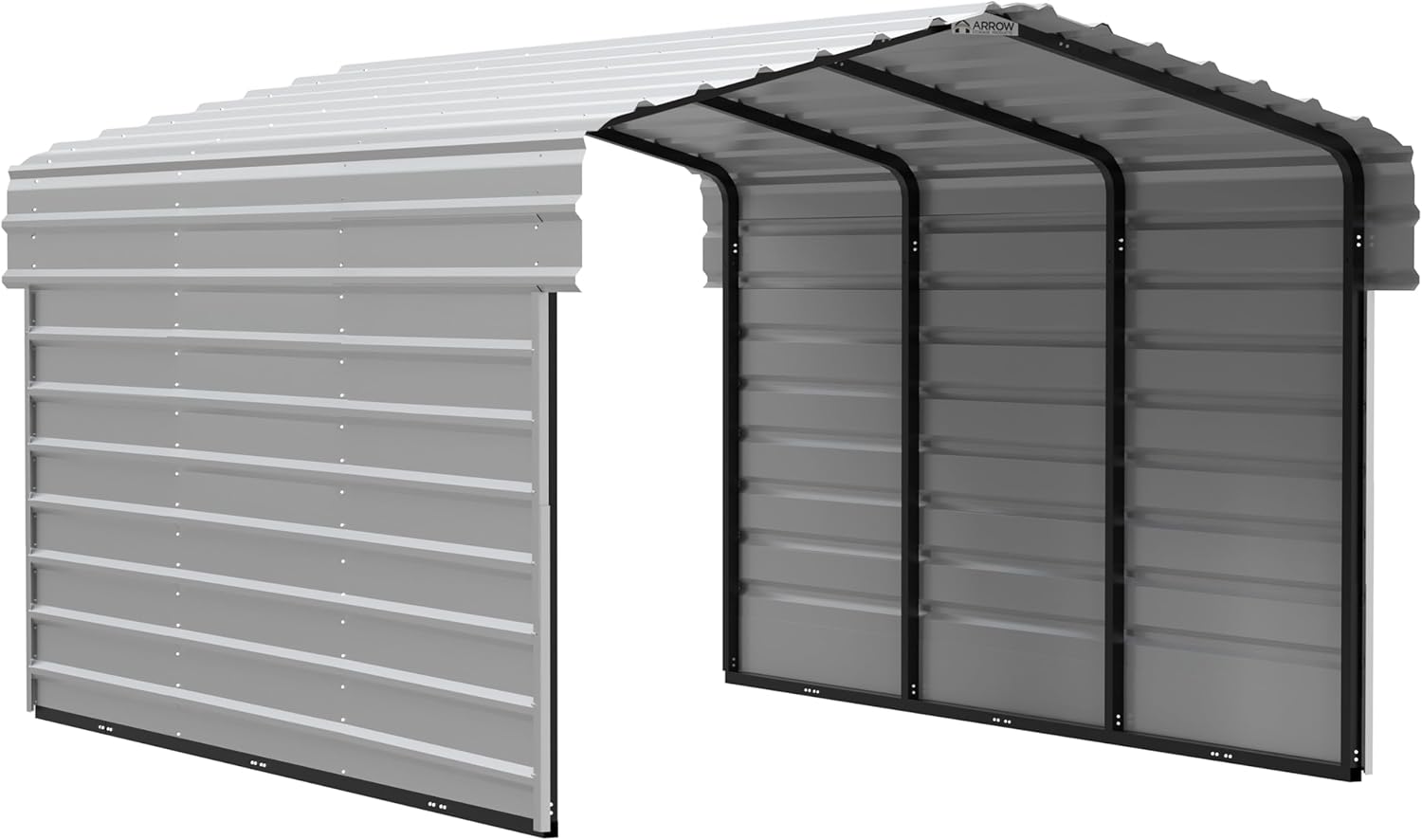 Arrow Carports Galvanized Steel Carport review - detailed features and technical specifications