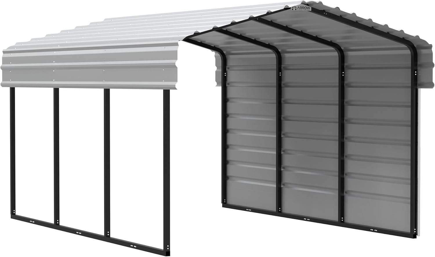 Arrow Carports Galvanized Steel Carport review - detailed features and technical specifications