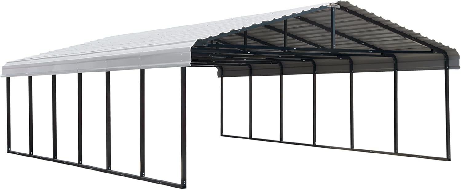 Arrow Carports Galvanized Steel Carport review - detailed features and technical specifications