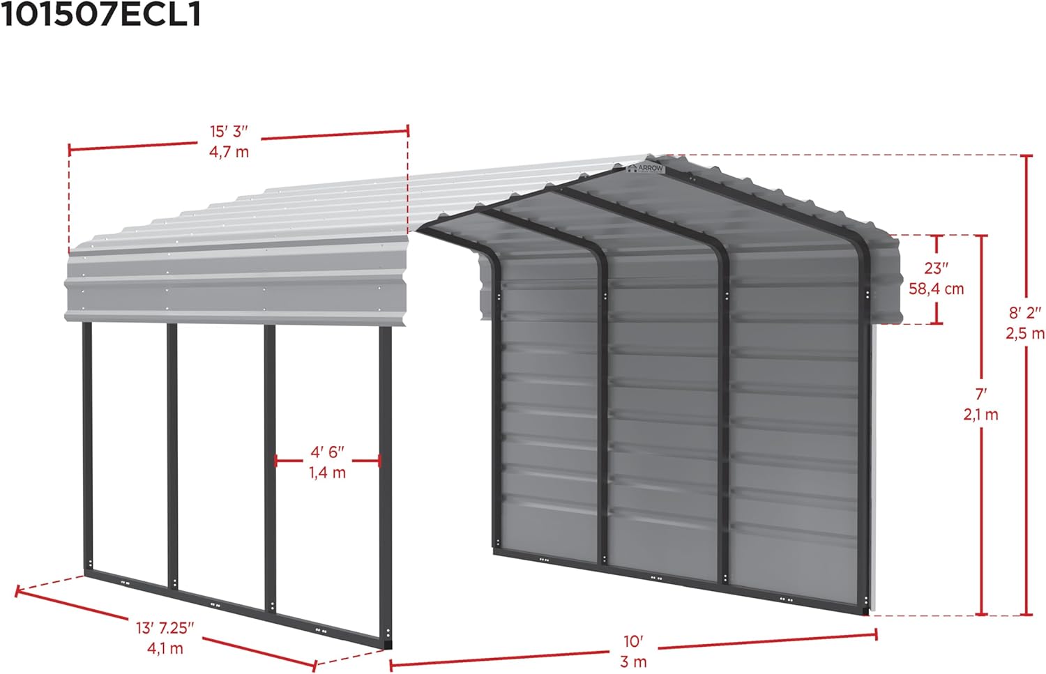 Step-by-step guide for Arrow Carports Galvanized Steel Carport review - complete tutorial