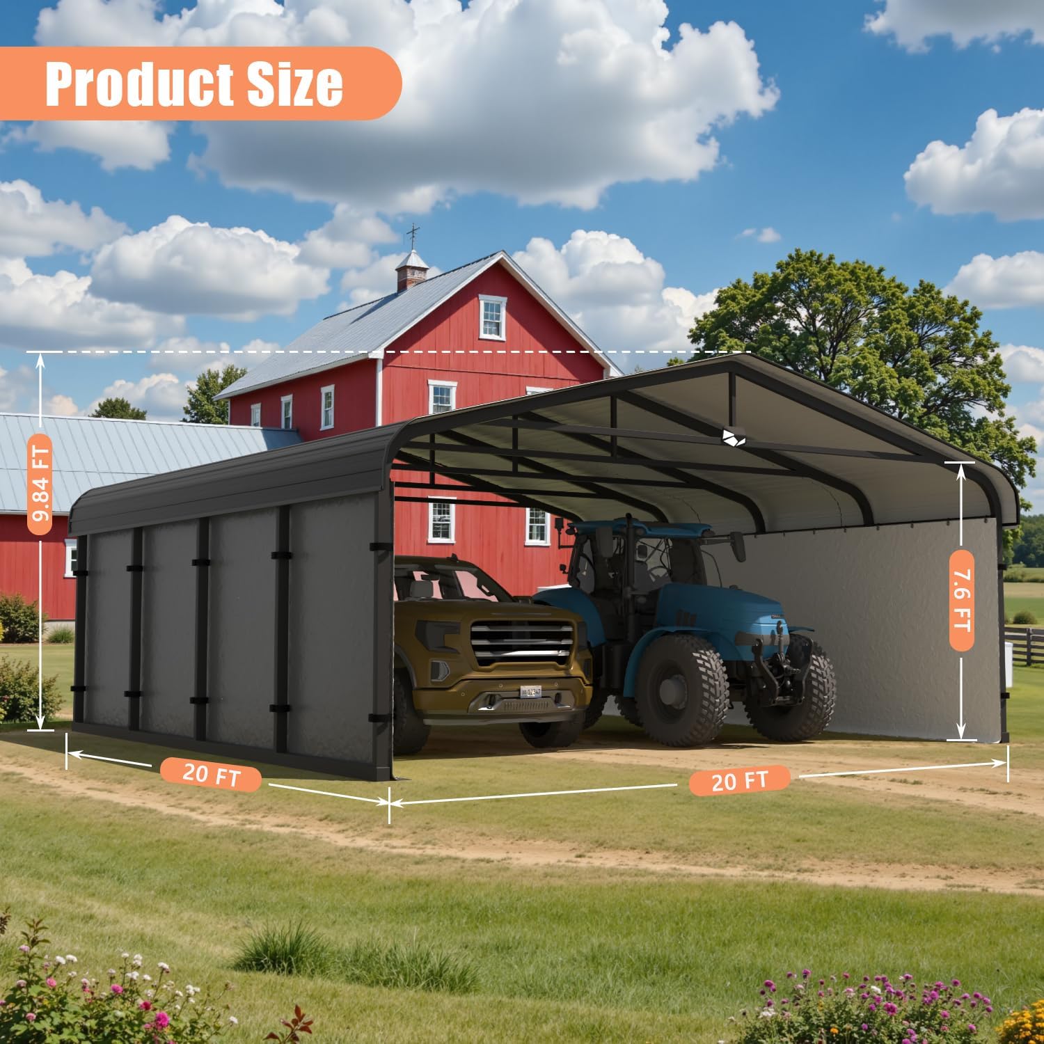 Step-by-step guide for Benass 20x20 carport review - complete tutorial