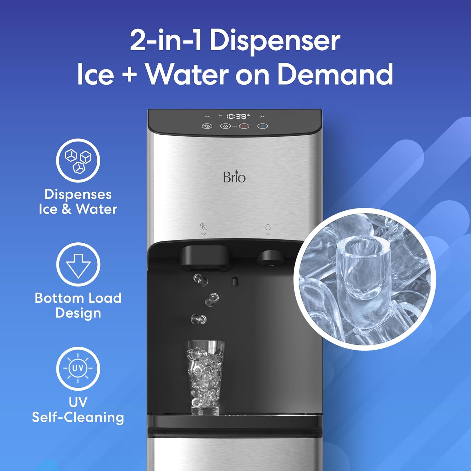 Brio 520 ice dispenser review unboxing and complete package contents