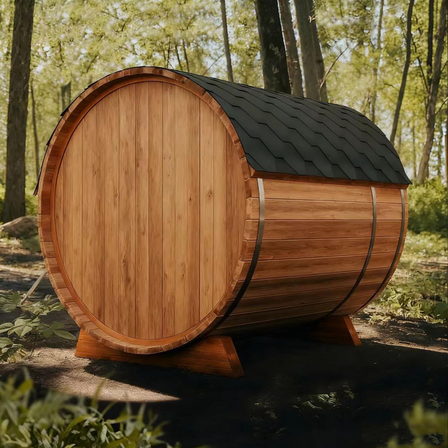 Reviews - Canadian Hemlock Barrel Sauna Review: Honest Pros & Cons Tested Canadian Hemlock Barrel Sauna Review unboxing and complete package contents