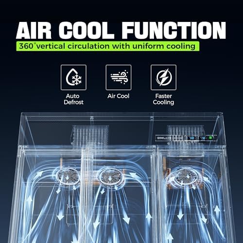 Coolake 72W freezer review unboxing showing included components