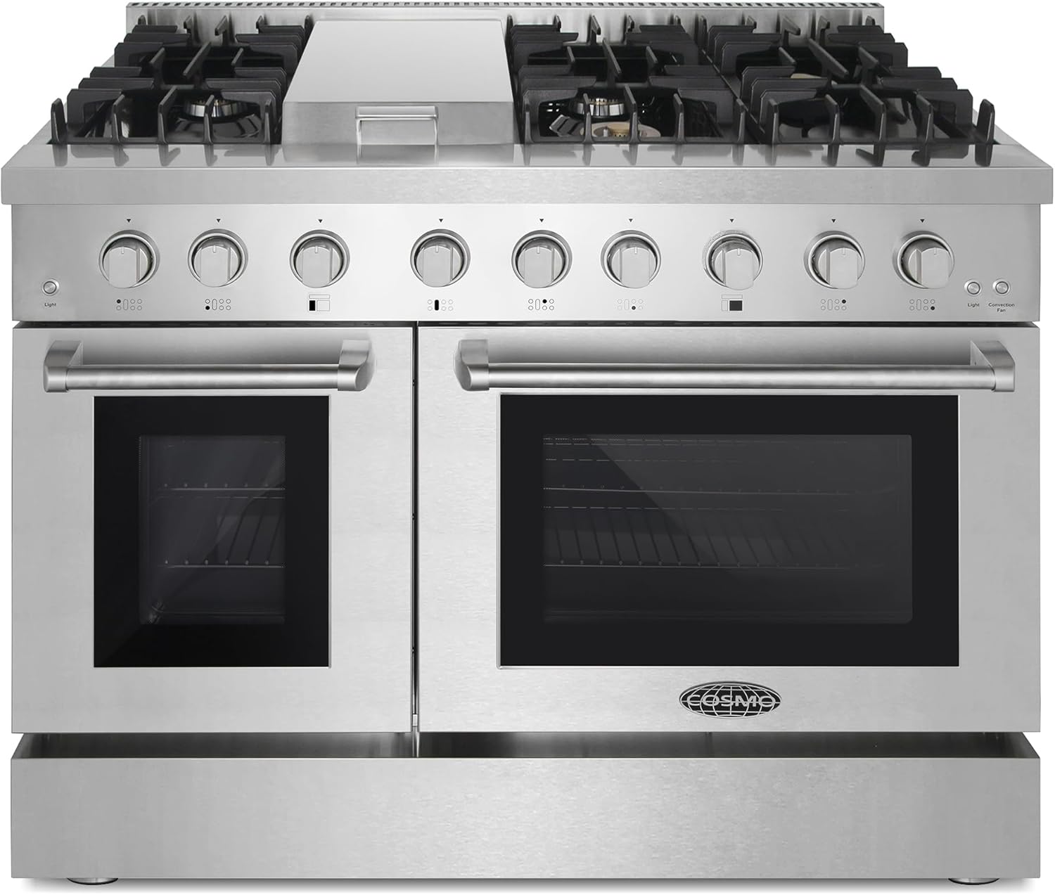 Cosmo DFRL486GK dual fuel range review - detailed features and technical specifications