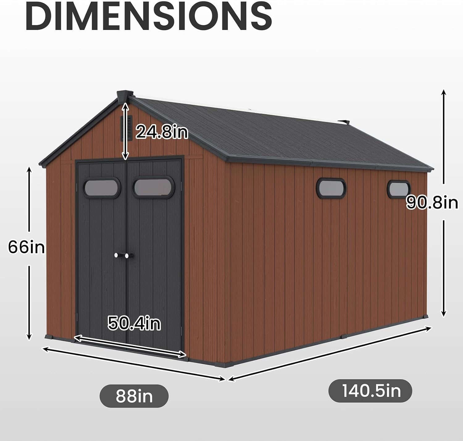 Crestlive 8x12 shed review unboxing and complete package contents