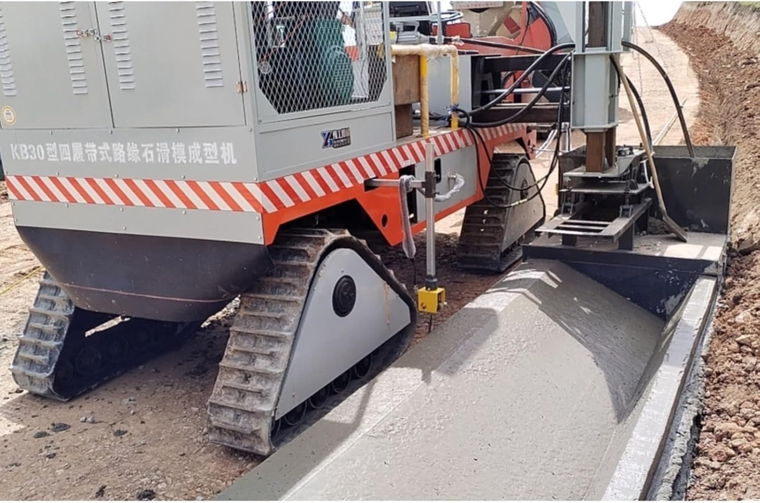 Curb Slipform Machine Honest Review unboxing and complete package contents