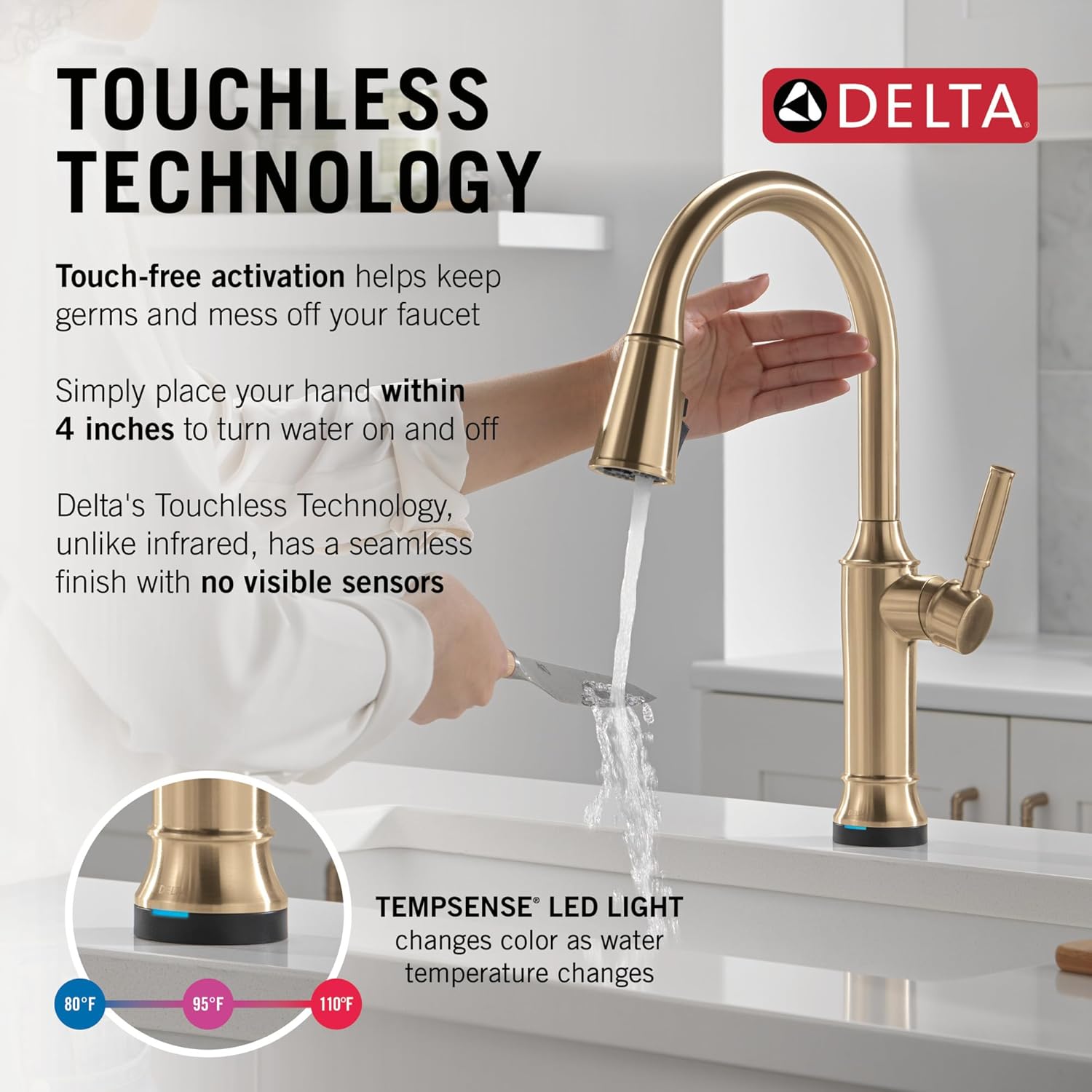 Delta Renaldi Touchless Faucet review unboxing and complete package contents