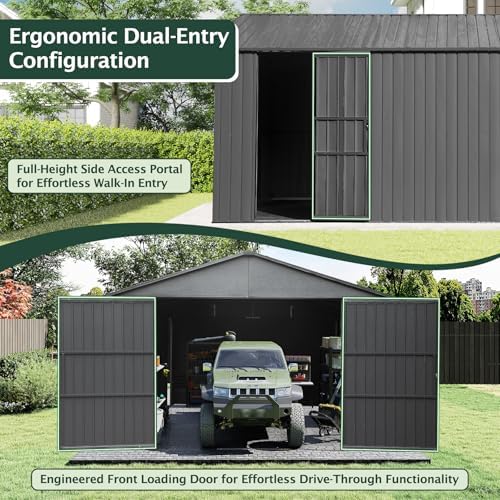 Step-by-step guide for Domi metal shed review - complete tutorial