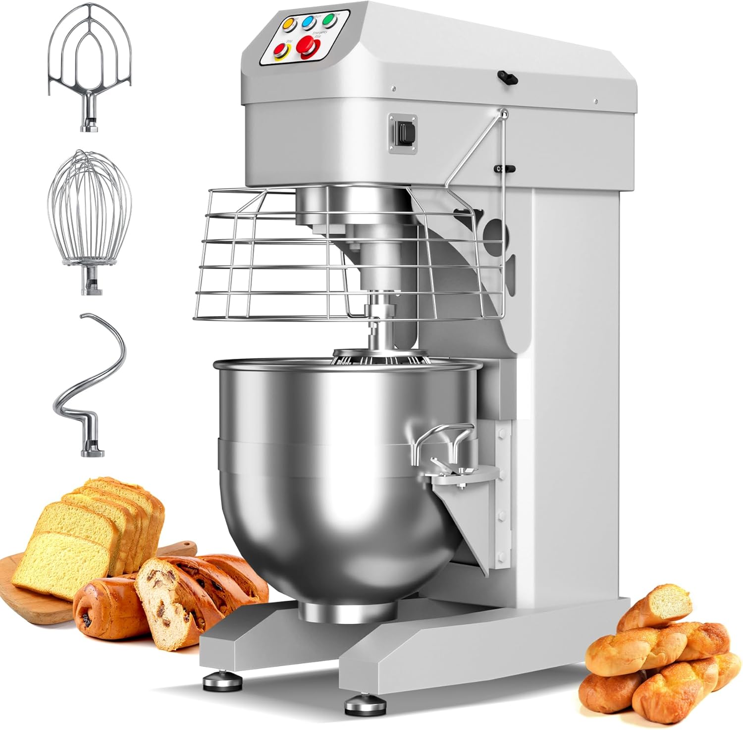 EKway 60QT commercial mixer review - detailed features and technical specifications