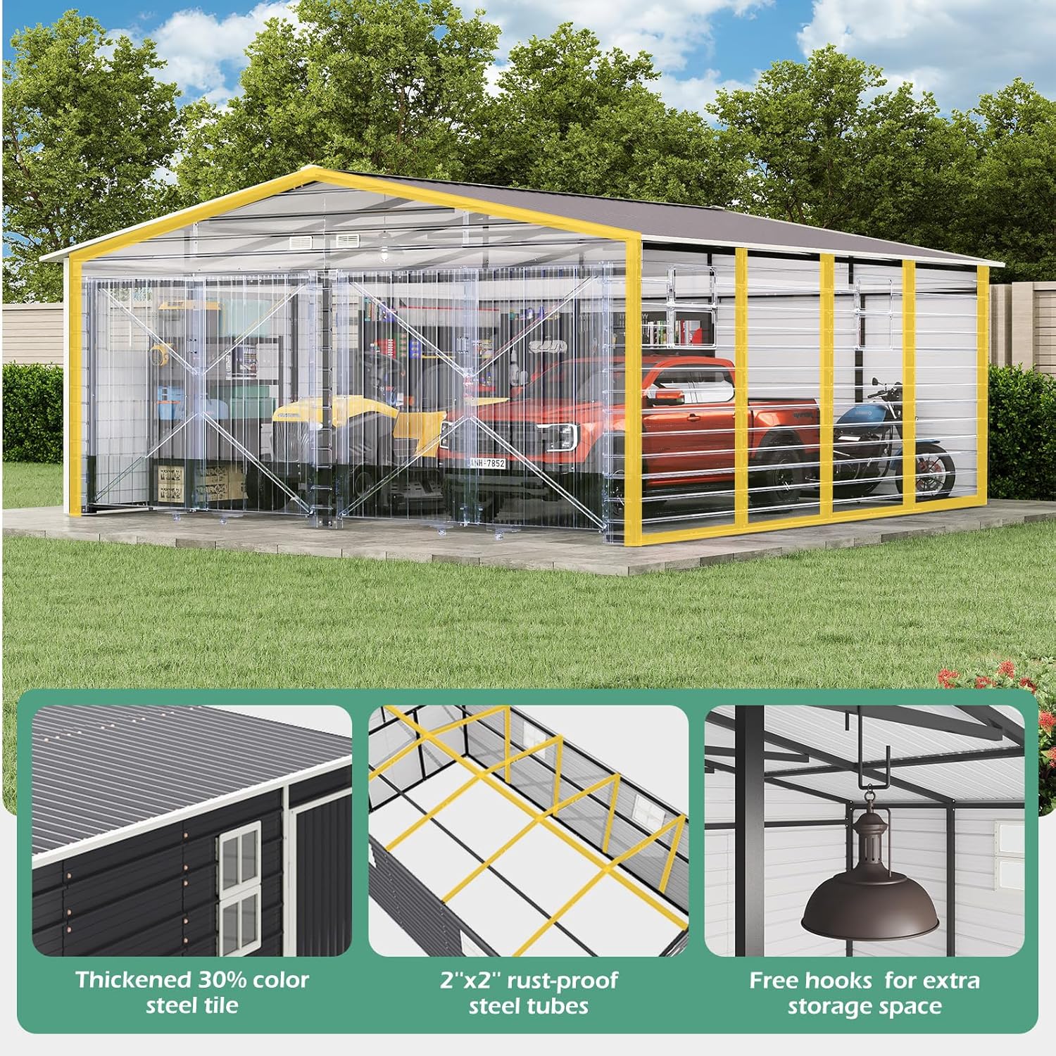 EROMMY 20x20 FT Carport review performance testing and real-world results