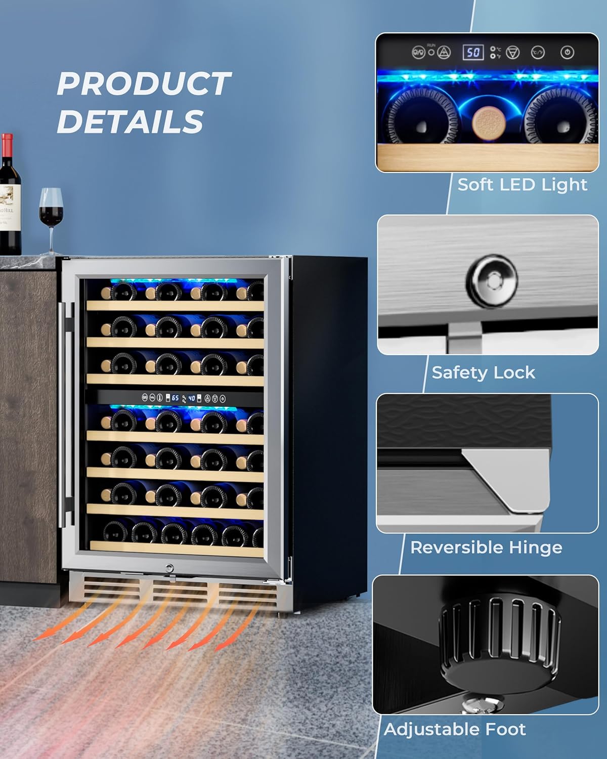Reviews - EUHOMY 24 Inch Wine Cooler Review: Honest Pros & Cons Tested EUHOMY 24 Inch Wine Cooler review performance testing and real-world results