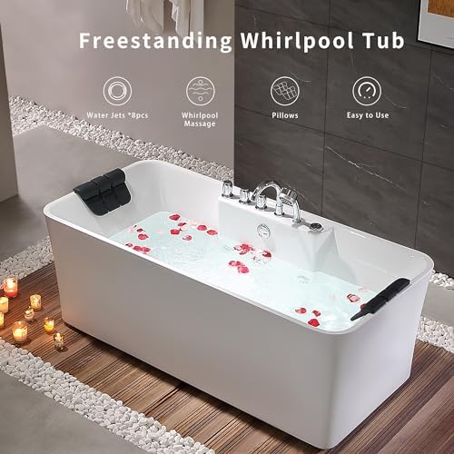 Reviews - Empava 59 Whirlpool Bathtub Review: Honest Hands-On Test & Verdict Empava 59 Whirlpool Bathtub Review unboxing showing components and packaging