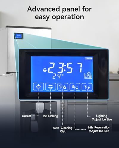 Euhomy Commercial Ice Maker Review performance metrics in hotel bar setting