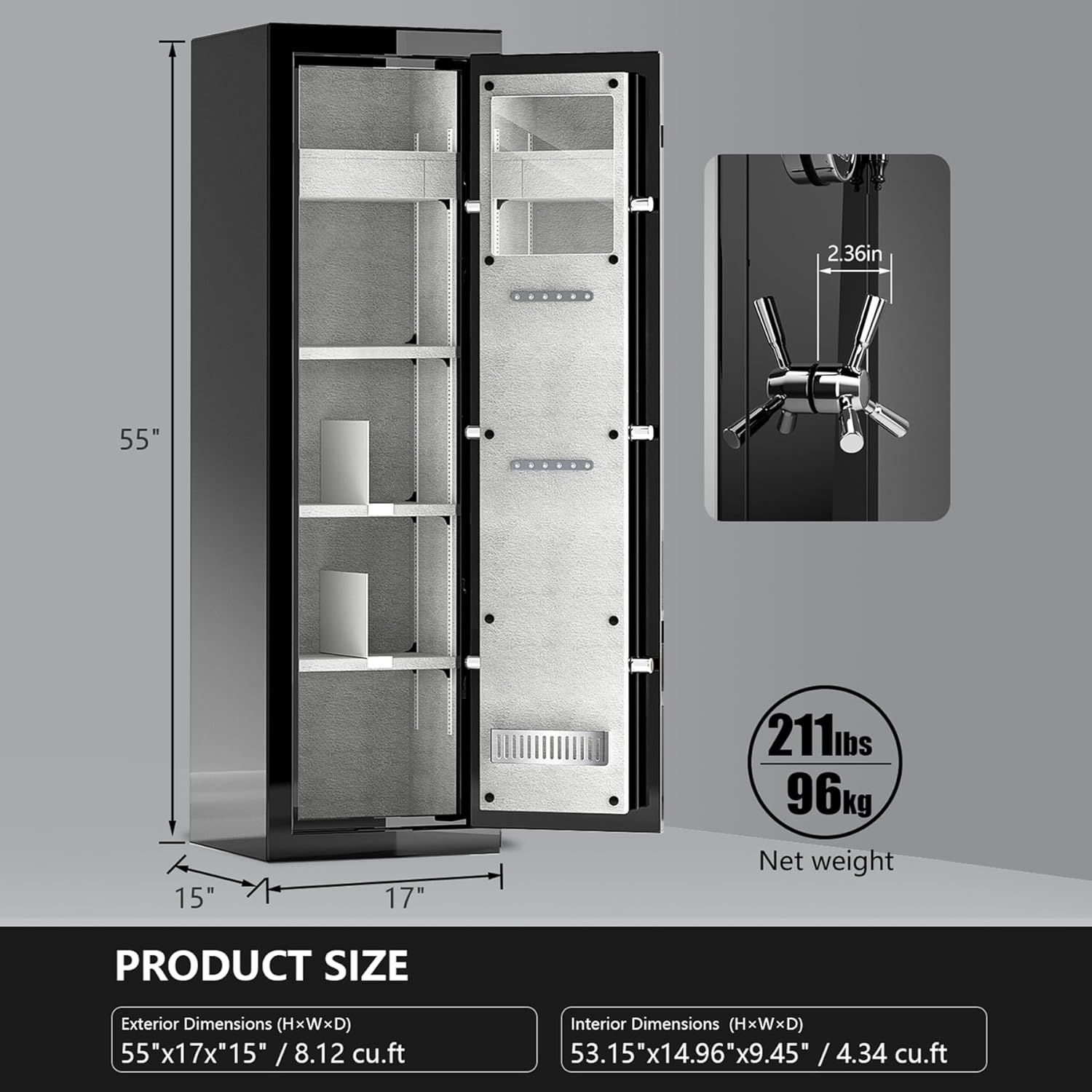 Fireproof Safe Digital Lock Review unboxing and complete package contents