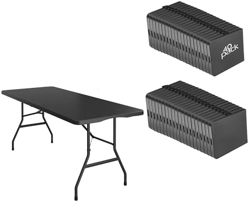 Image 1 of Foldable Table 40 Pack Review