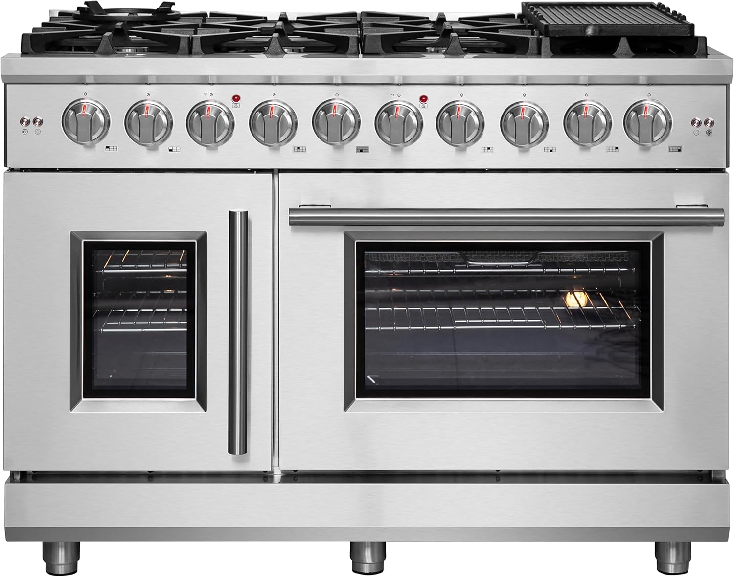 Forno 48-inch French Door Gas Range review - detailed features and technical specifications