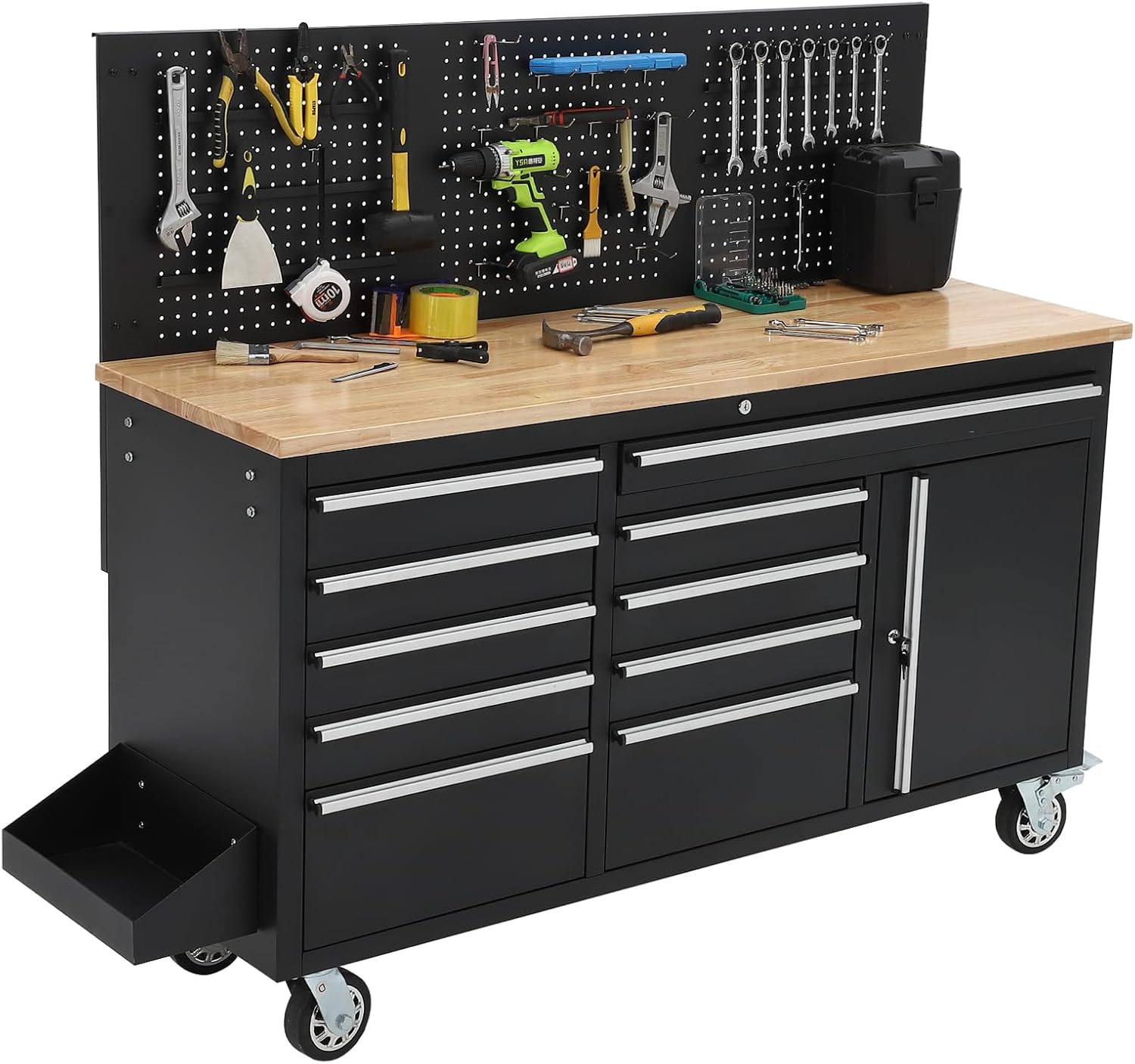 GAOMON tool chest review highlighting drawer organization and steel construction