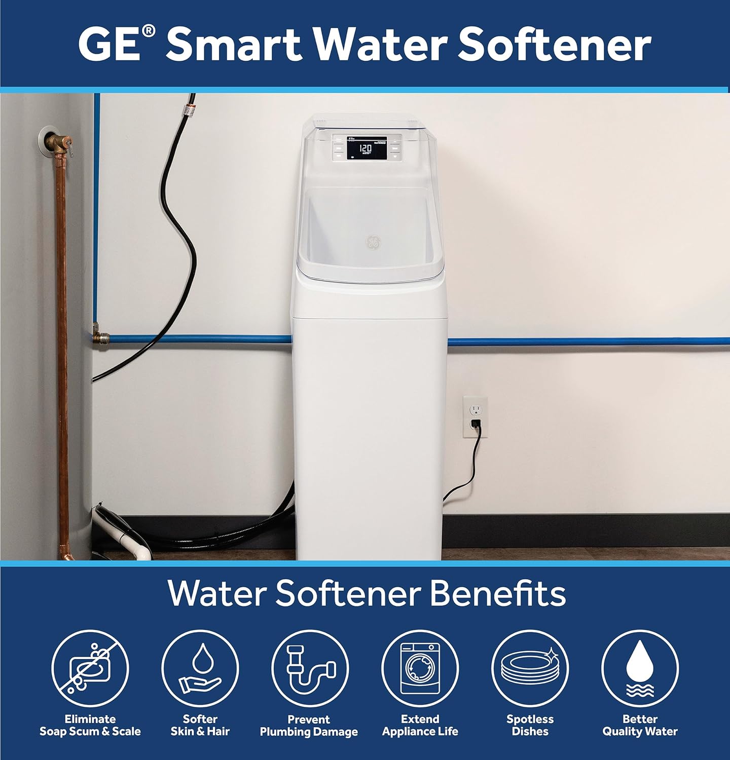 Reviews - GE Smart Water Softener Review: Honest Pros & Cons Analyzed GE Smart Water Softener review unboxing and complete package contents