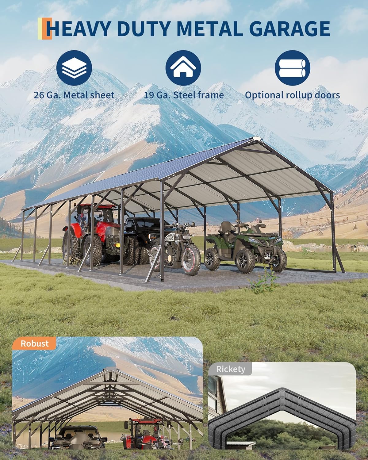 GarveeLife 20x30 carport review unboxing and complete package contents