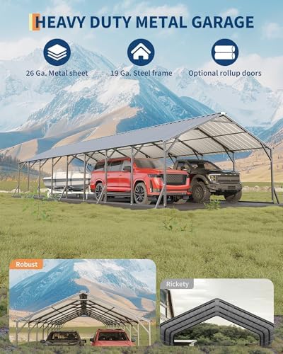 Reviews - GarveeLife Metal Carport Review: Honest Pros & Cons Tested GarveeLife Metal Carport Review package contents and components layout