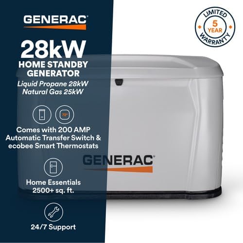 Generac 28kW generator review unboxing and complete package contents