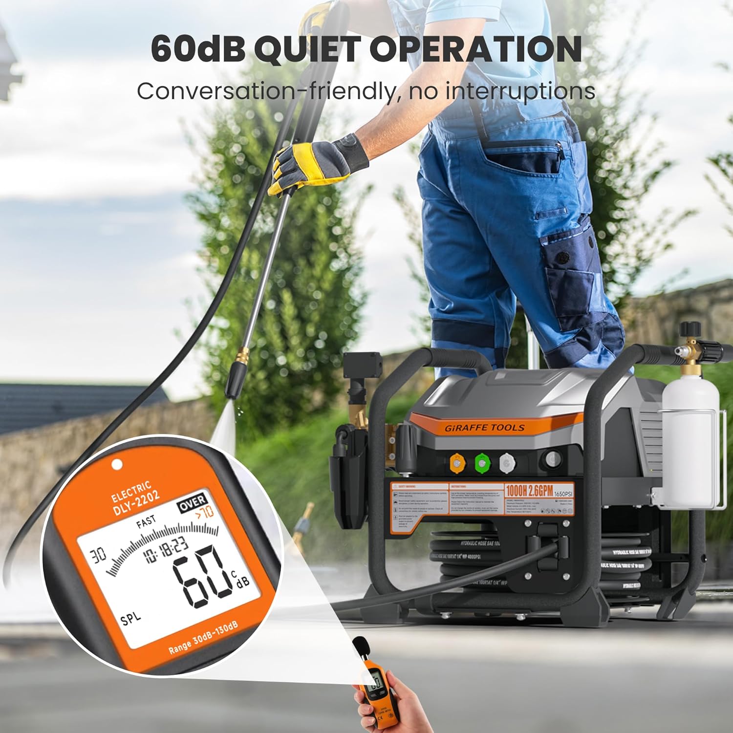 Giraffe Tools Crossfalls Pressure Washer Review performance testing results