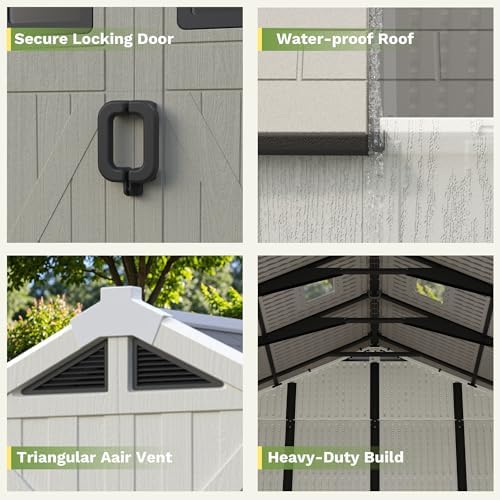 Reviews - Greesum 10x16 Storage Shed Review: Honest Pros, Cons & Our Verdict Greesum 10x16 storage shed review weather resistance testing in real conditions