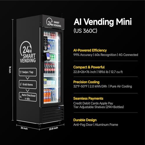 HAHA Smart AI vending machine honest review unboxing showing all components
