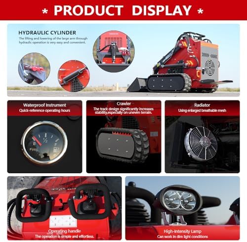 Reviews - HY480C Crawler Skid Steer Review: Honest Pros & Cons Tested HY480C crawler skid steer review demonstrating slope performance in field testing