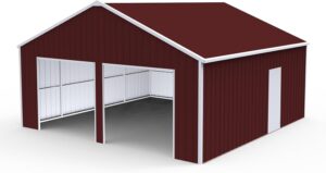 Image 1 of Heavy-Duty Metal Garage Shed Review