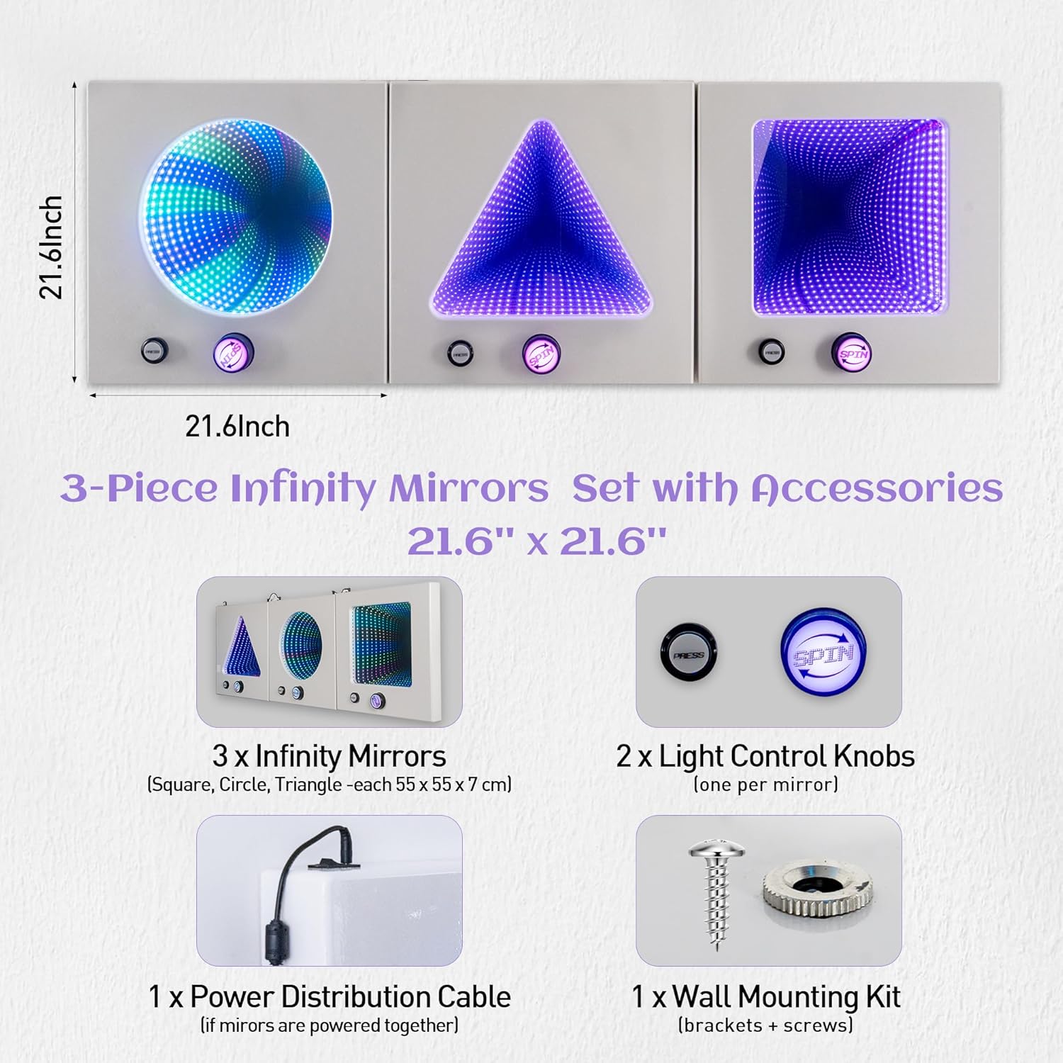 Reviews - Infinity Trio Mirror Review: Honest Pros & Cons Tested Infinity Trio Mirror review unboxing and complete package contents