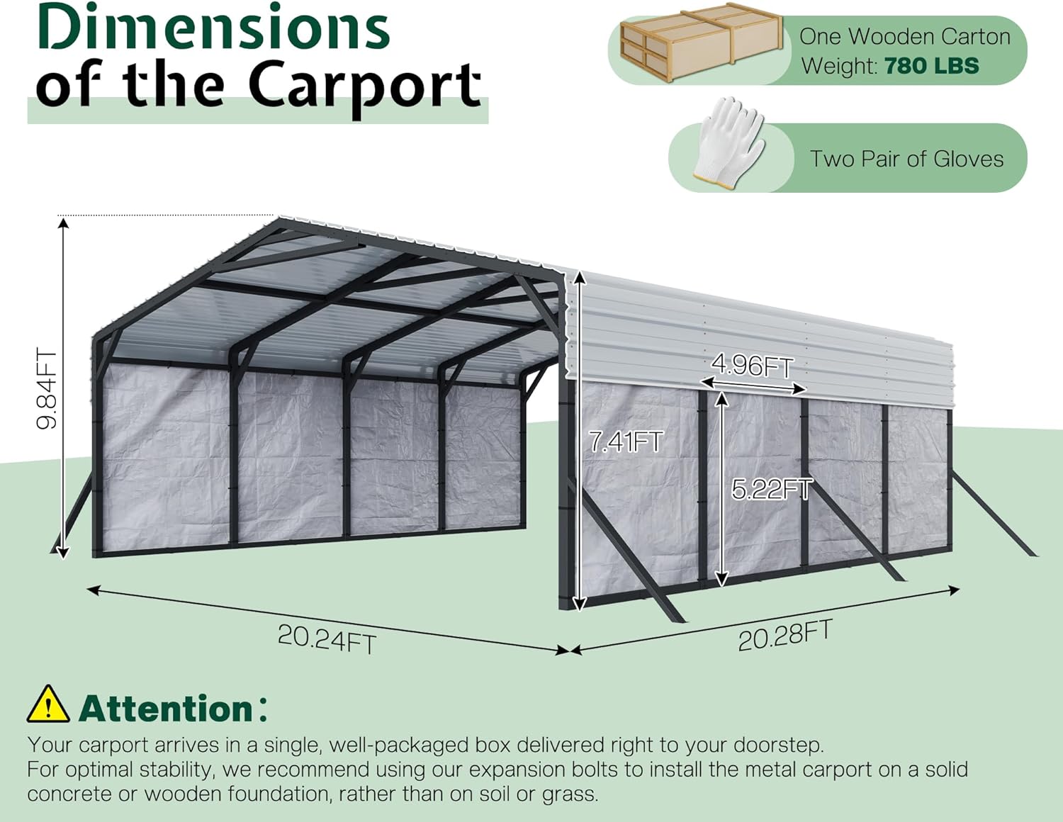 Reviews - Jocisland 20x20 Carport Review: Honest Pros & Cons Tested Jocisland 20x20 carport review unboxing and complete package contents